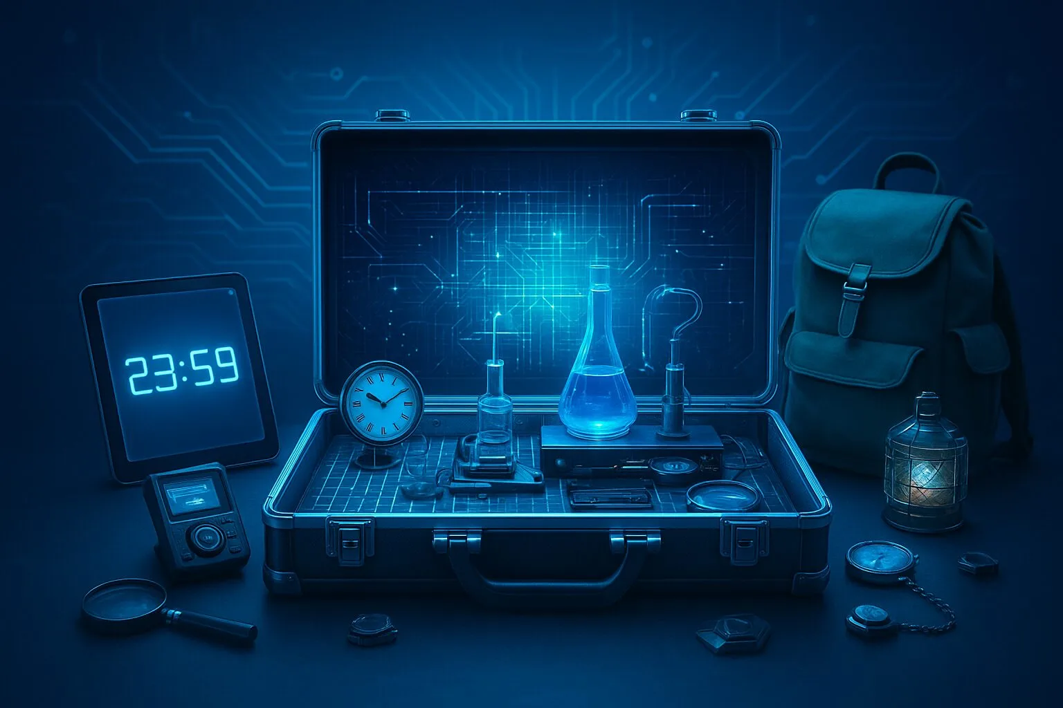 Equipo resolviendo un escape room con inteligencia artificial en un evento de empresa